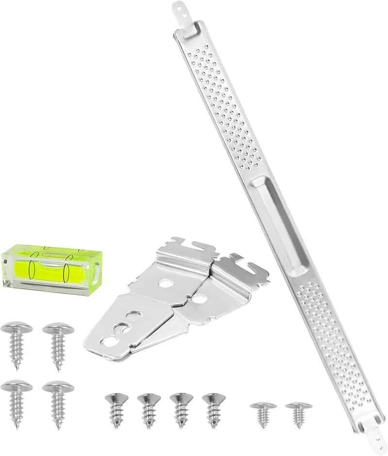 IWIWE W10426979 24" Dishwasher Undermount Bracket Kit Fits Whirlpool/KitchenAid/Maytag 24 Inch Standard Replaces AH3632890/EA3632890/PS3632890/2311792 for Granite & Quartz Countertops (w/ Column Level) - Image 1